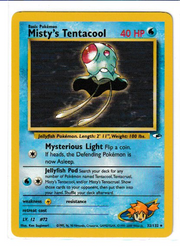 2000 WOTC Gym Heroes Unlimited #32 Misty's Tentacool